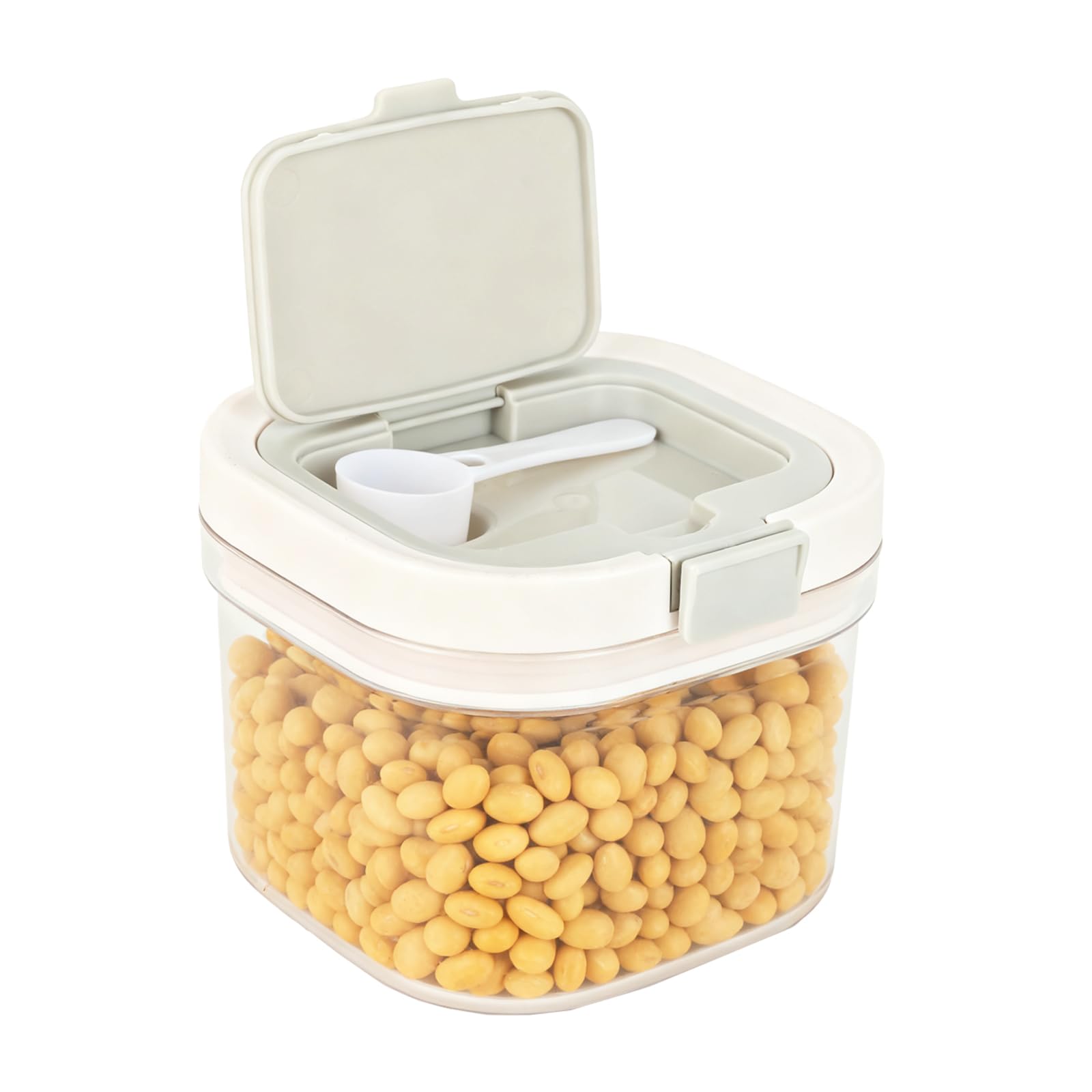 LIKNJEREA Contenedor hermético de 800 ml para mantener alimentos frescos y organizados.