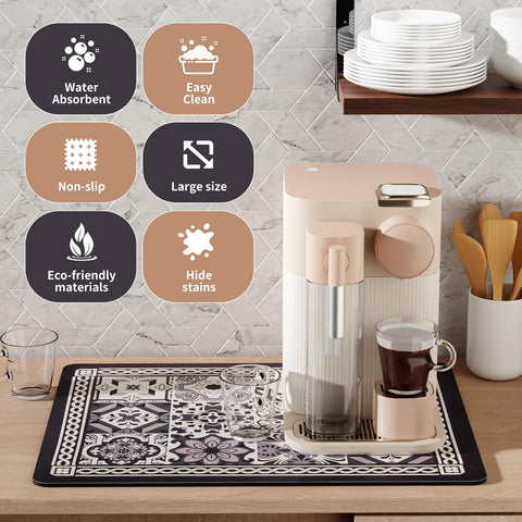 Lilithmanor Coffee Mat base-estable evita deslizamientos al servir bebidas