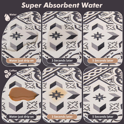 Lilithmanor Coffee Mat diseño-boho añade estilo a la barra de café
