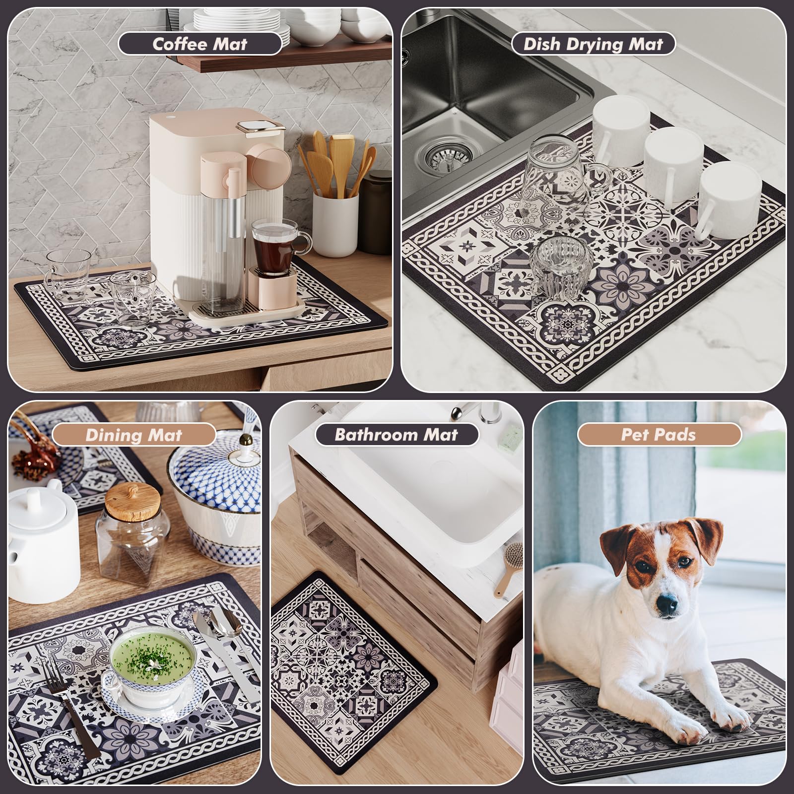 Lilithmanor Coffee Mat proteccion-superficie previene manchas en cocina