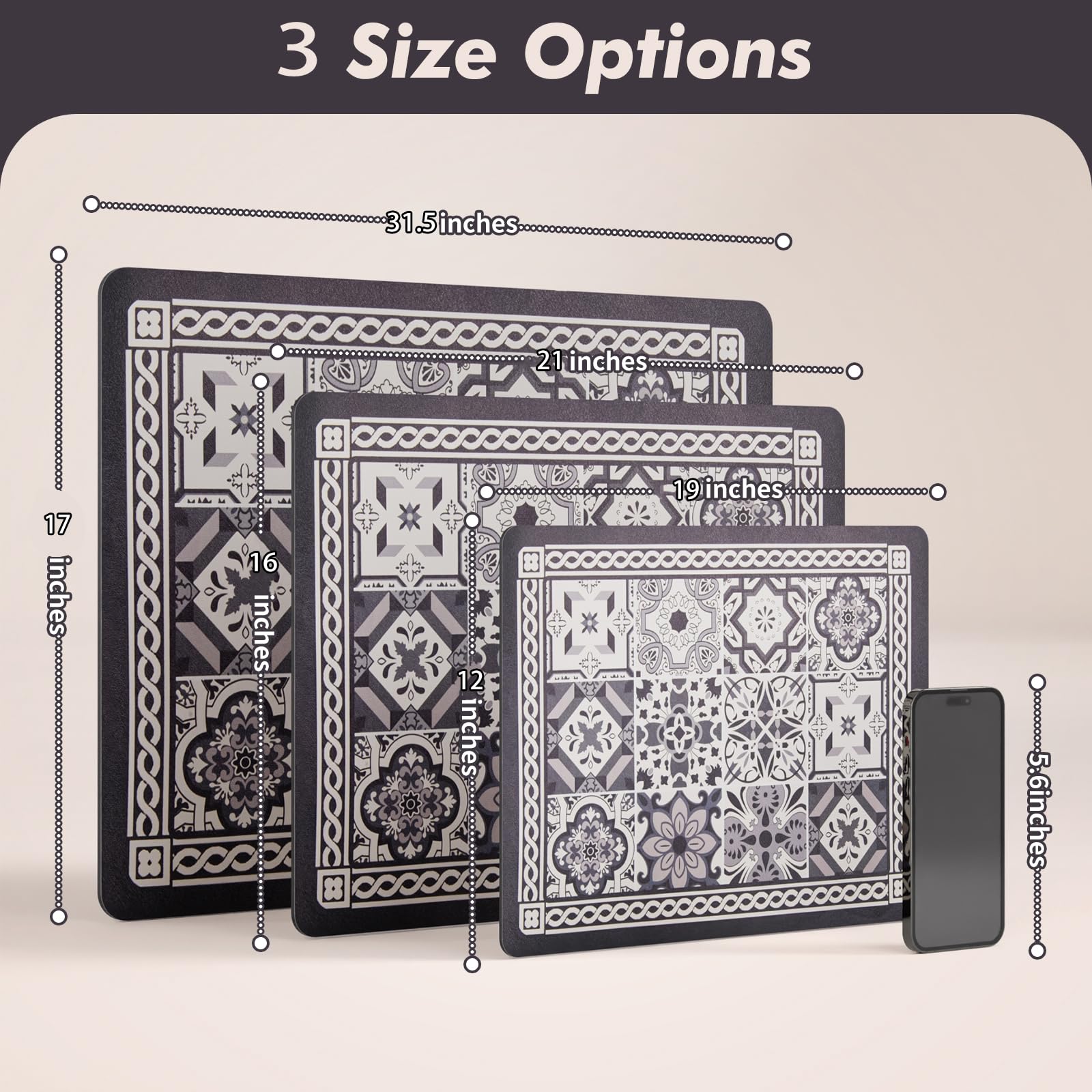 Lilithmanor Coffee Mat uso-multiplo sirve como tapete para cafetera