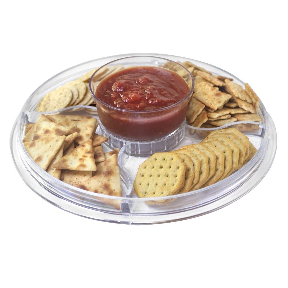 Lillian Tablesettings plato servir transparente ideal para aperitivos