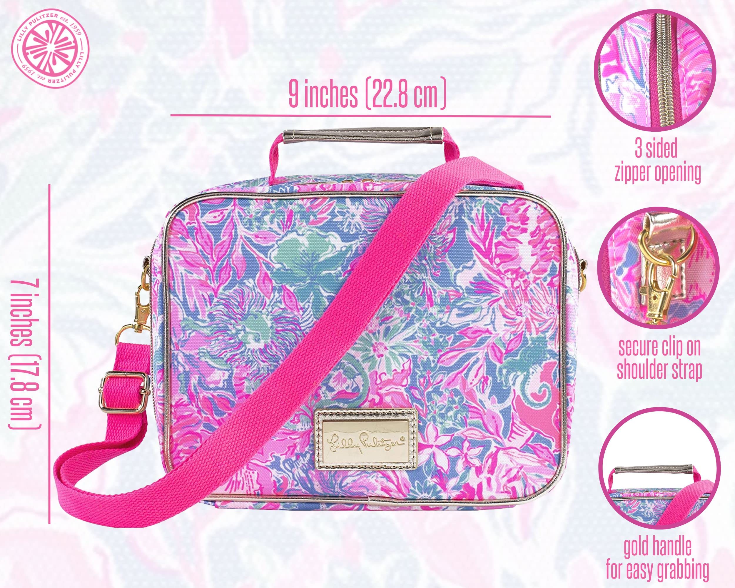 Capacidad para un día de comida y bebida Lilly Pulitzer.