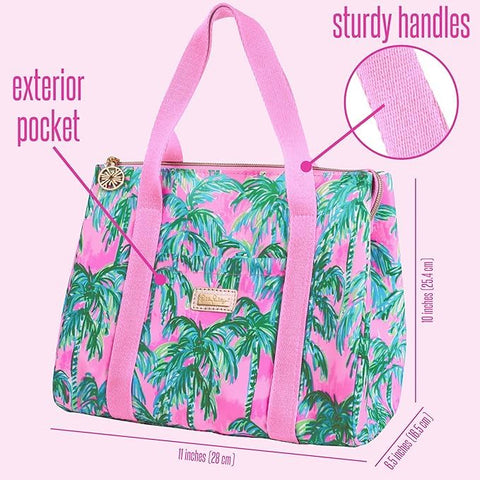 Bolsillo exterior para utensilios y servilletas en Lilly Pulitzer Suite Views.