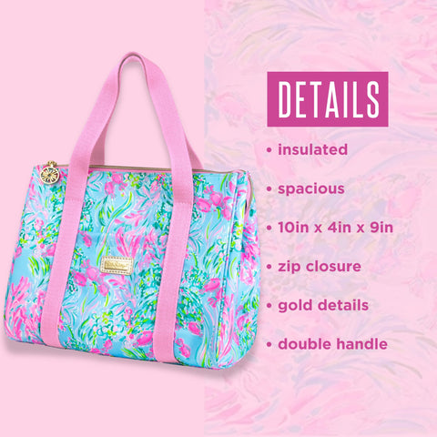 Correas para hombro acolchadas de Lilly Pulitzer, transporte cómodo durante salidas.