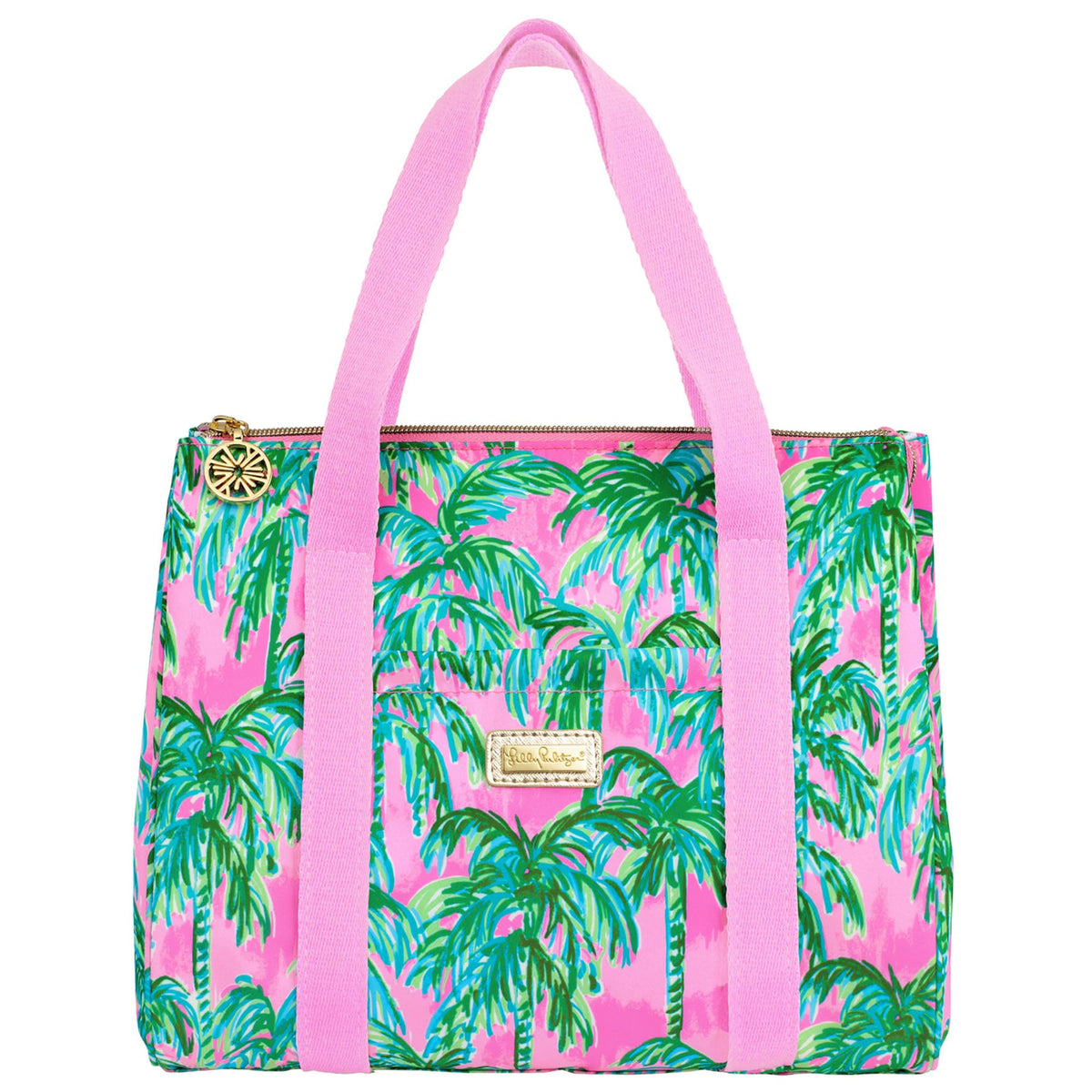 Lilly Pulitzer fiambrera térmica para almuerzo con cierre metálico mantiene la comida segura.