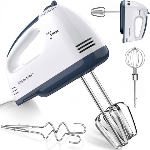 LILPARTNER batidora de mano con accesorios completos para batir y amasar.