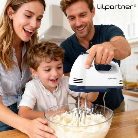 LILPARTNER batidora de mano con motor de cobre para mayor durabilidad.
