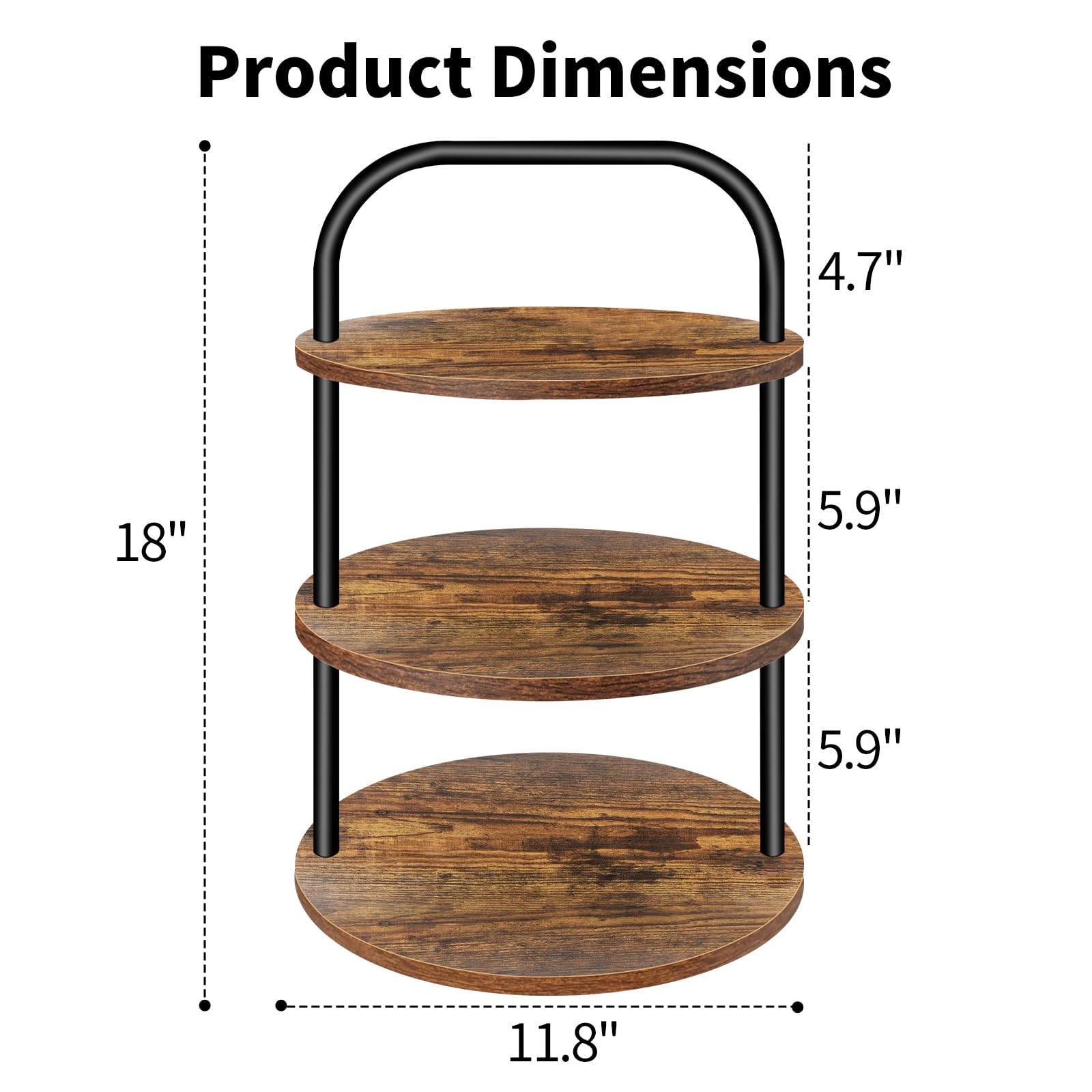 Detalle de la madera robusta del soporte Lilybud para uso duradero.