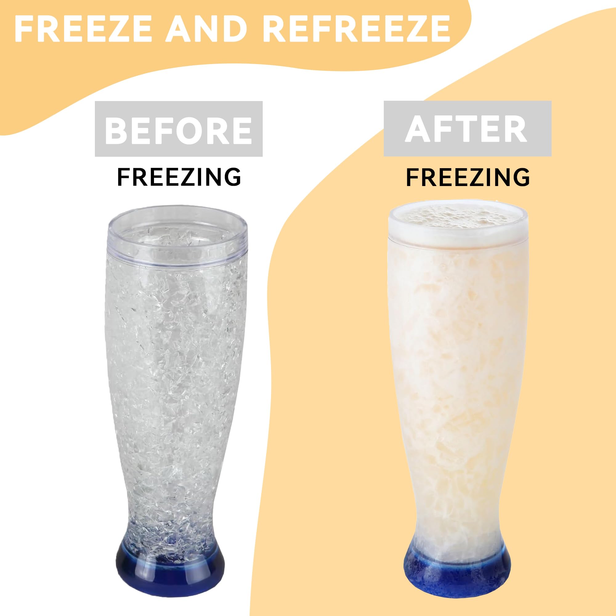 Lily's Home: tazas que no diluyen bebidas con hielo tradicional.