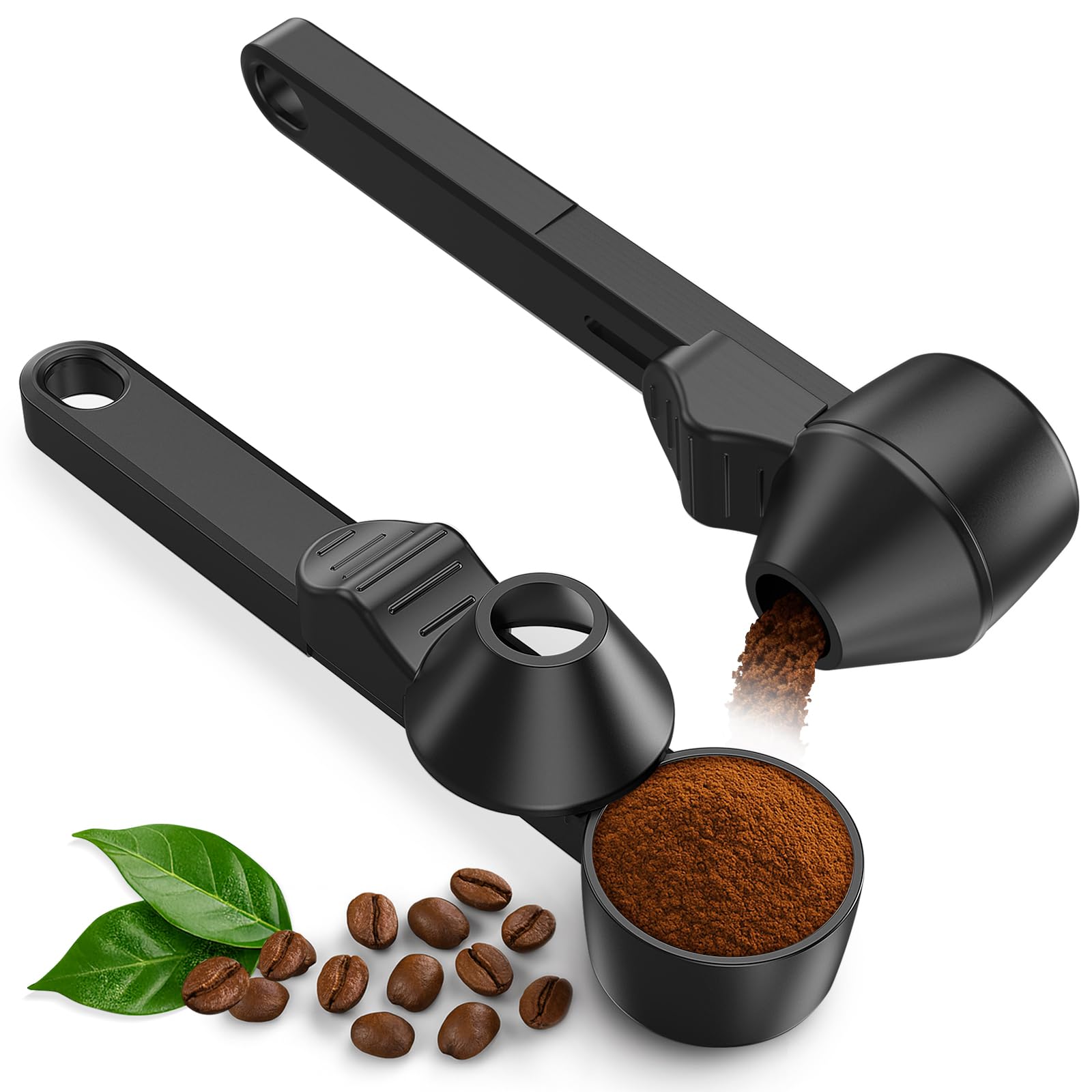 LimanChef Cucharita con Embudo para K-Cup Recargable, medición exacta de 2 cucharadas.