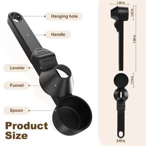 LimanChef Cucharita-Embudo para Polvos Multipropósito, ideal para proteína.
