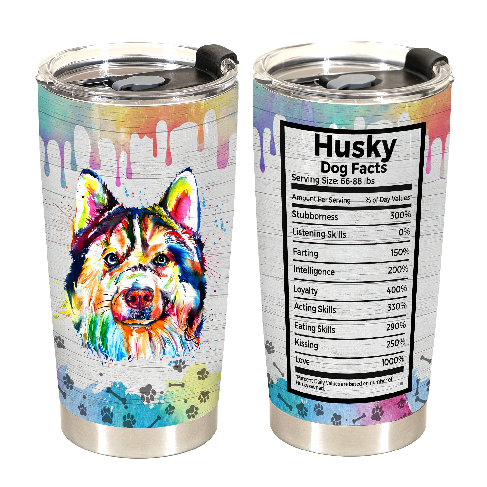 Limima Vaso Husky con tapa imantada para bebidas seguras durante viajes