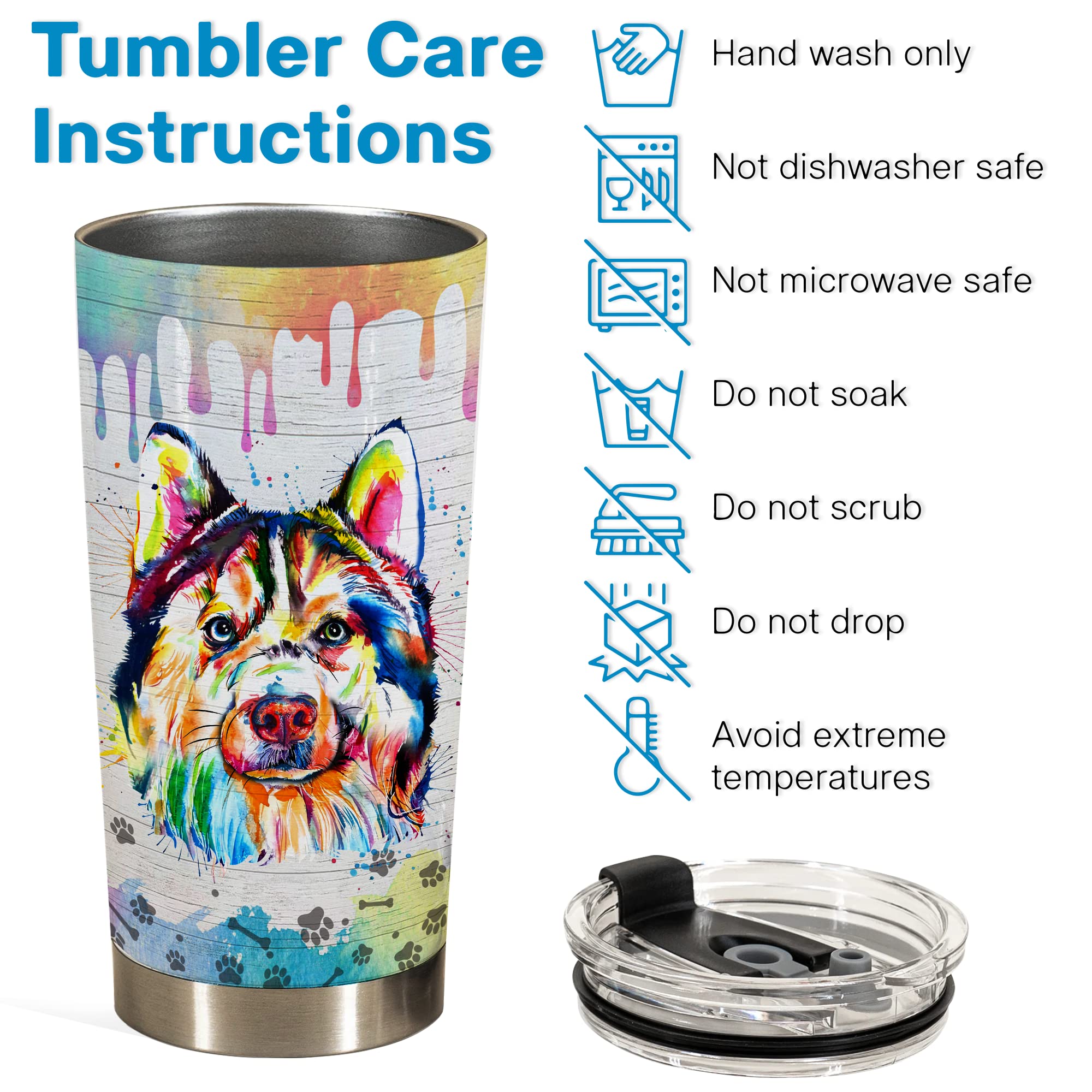 Limima Vaso Husky con mango ergonómico y diseño anti-sudor
