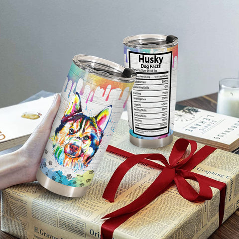 Limima Vaso Husky, regalo perfecto para amantes de perros en Navidad