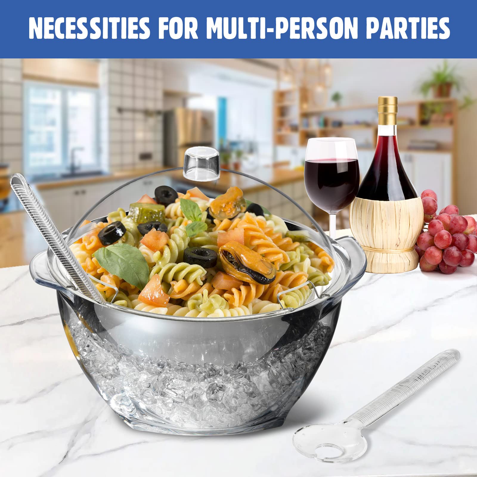 LIMOEASY set de servicio para fiestas, ensaladas y platos fríos.
