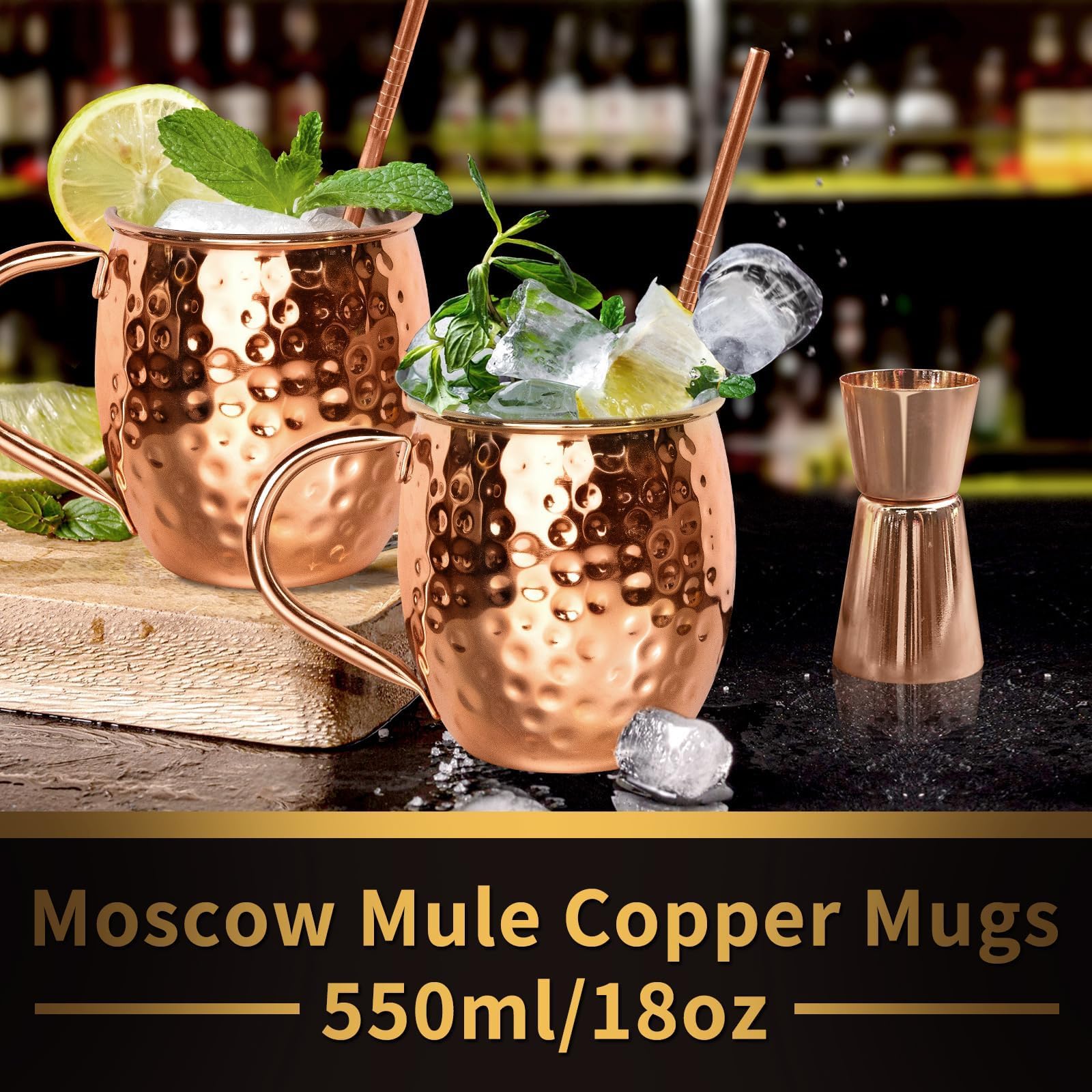 LINALL Moscow Mule: lavado a mano recomendado para mantener el brillo.