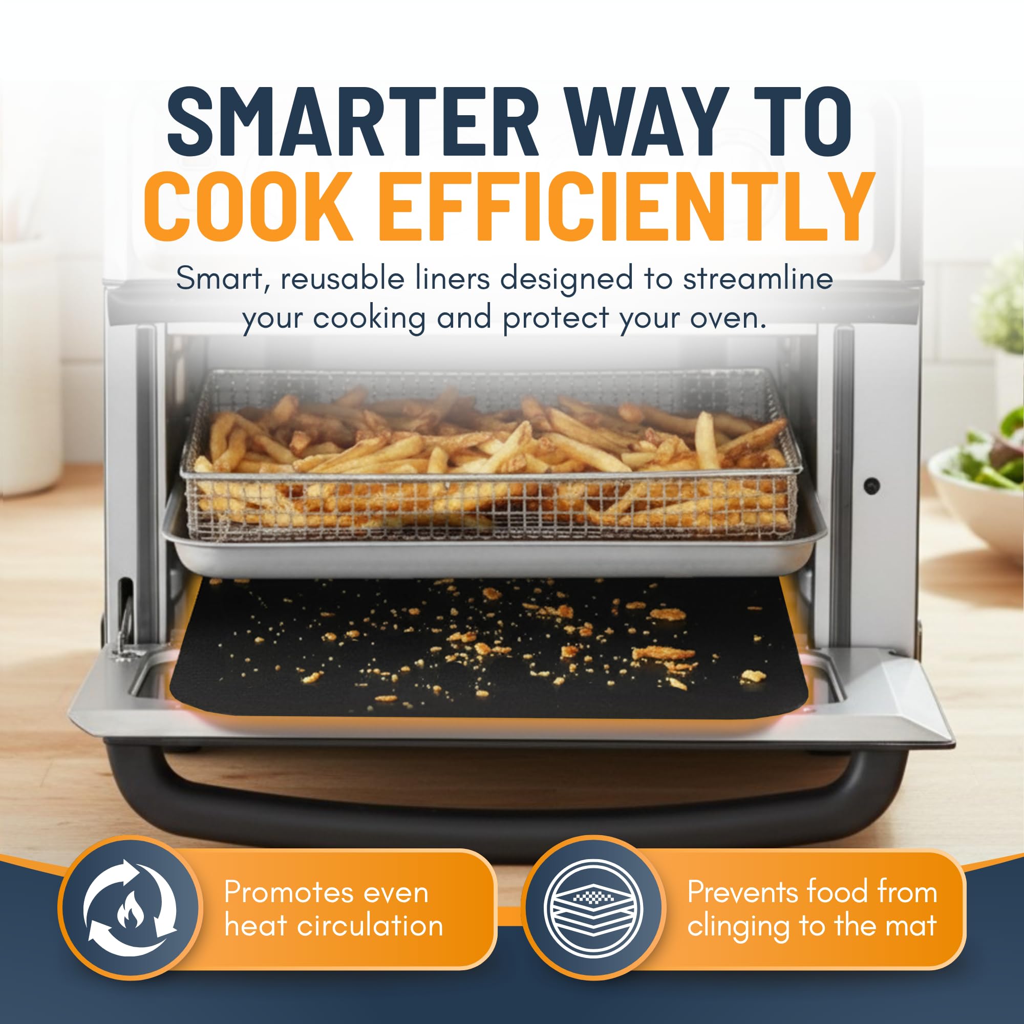 Linda's Essentials compatibles Ninja Cuisinart Emeril Lagasse para rejilla de horno