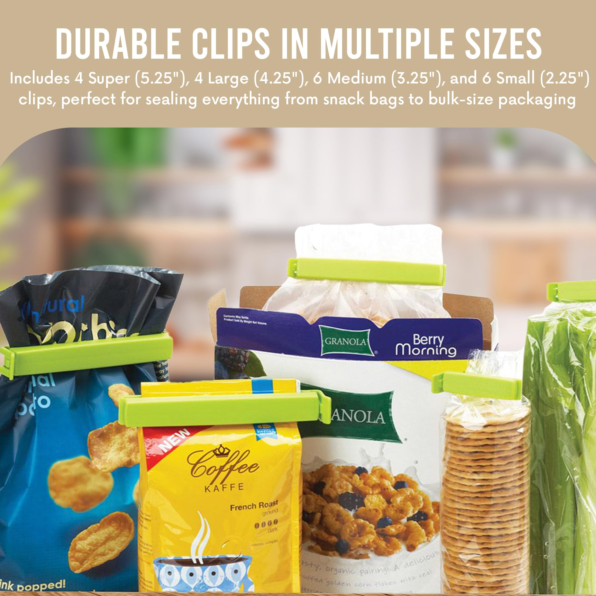 Clip reutilizable Linden Sweden Twixit, opción eco-amigable para reducir residuos en la cocina.