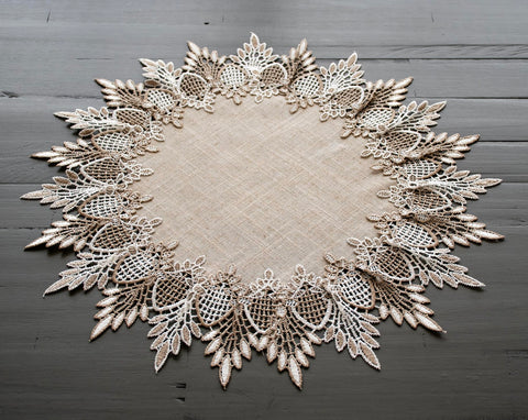 Linens, Art and Things lace doily complemento de mantel y textiles