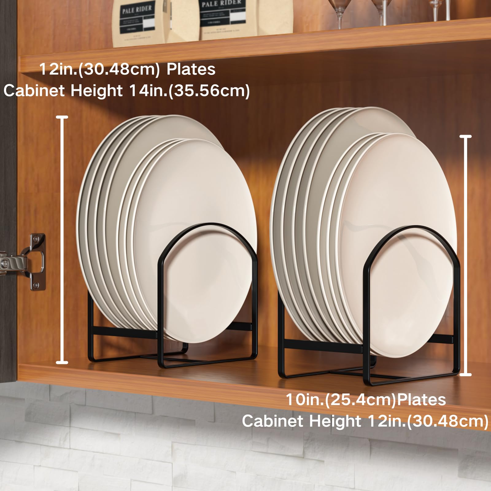 LINFIDITE soportes pequeños para 6-10 pulgadas, aptos para gabinetes compactos