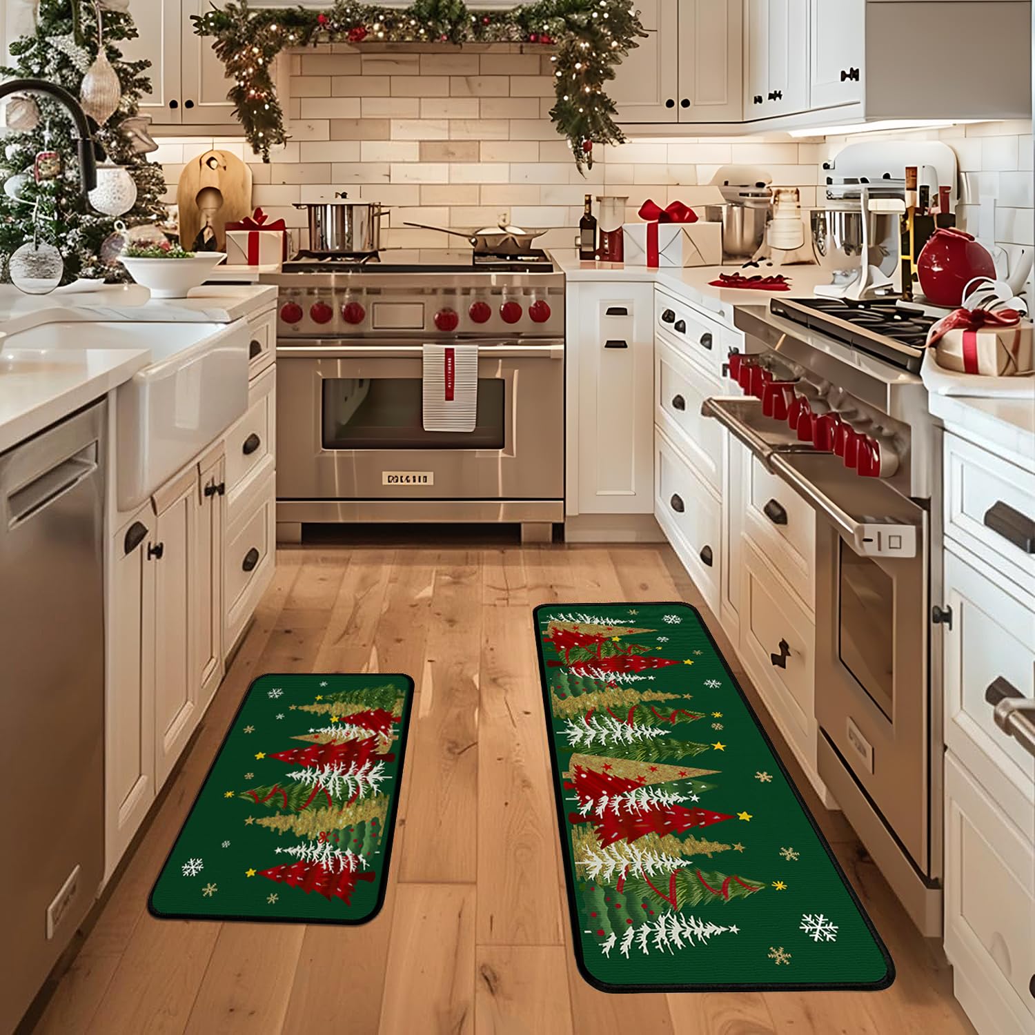 Lingcetger Navidad uso versátil en cocinas, lavaderos y restaurantes con alto tránsito.