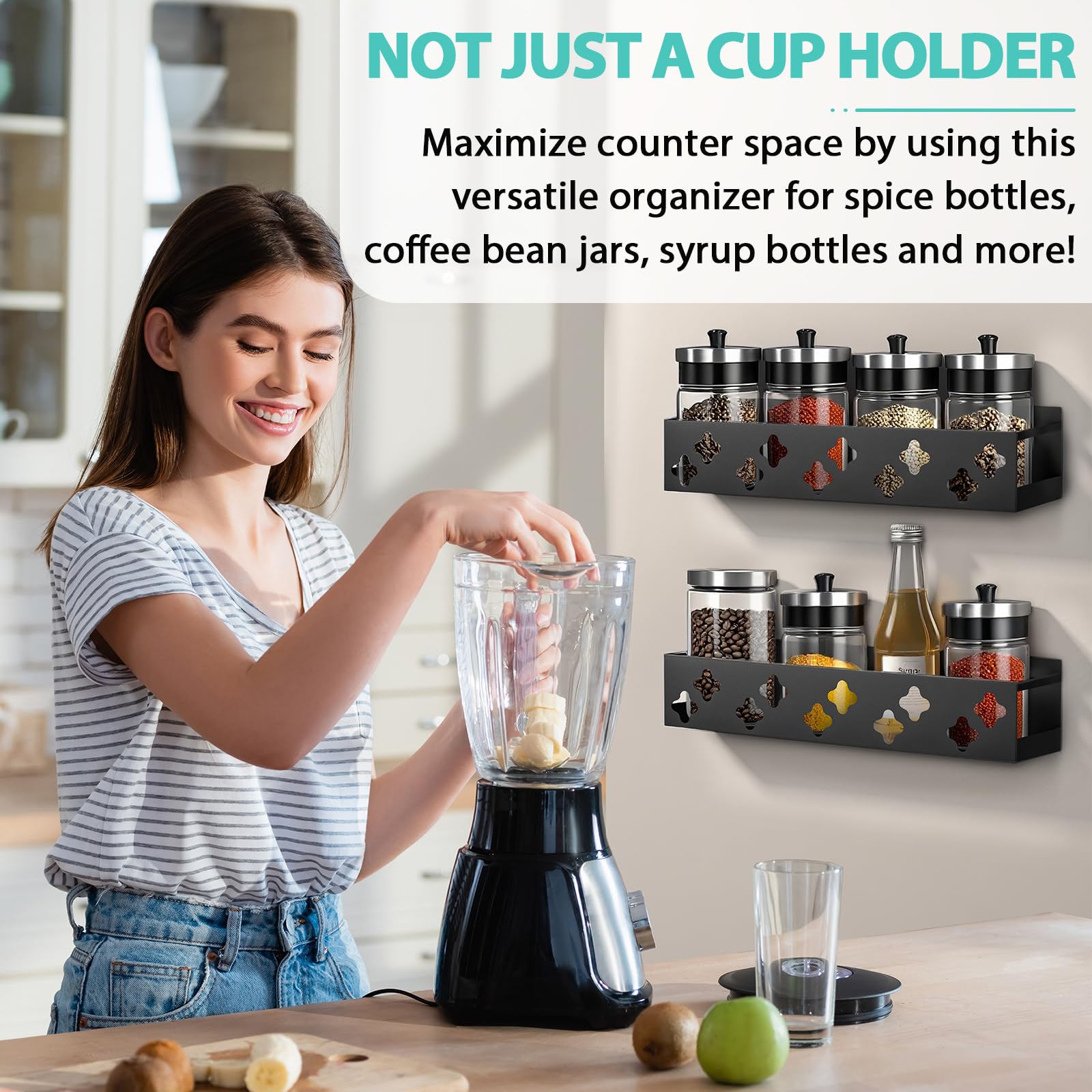 Linidcoud accesorios de cocina magnéticos para organización eficiente.