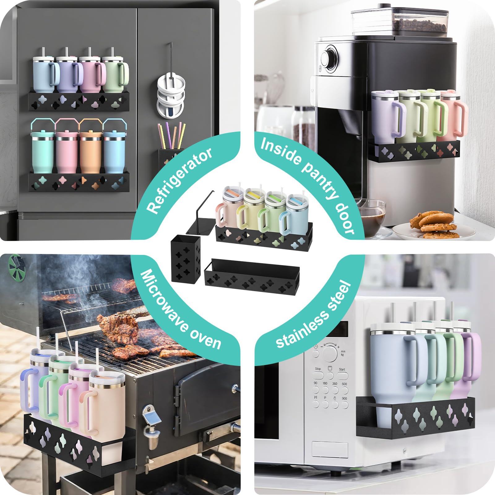 Linidcoud sistema almacenamiento vertical optimiza despensa y nevera.