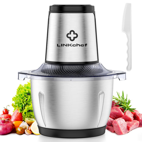 LINKChef procesador de alimentos pequeño, cuerpo compacto para cocina eficiente