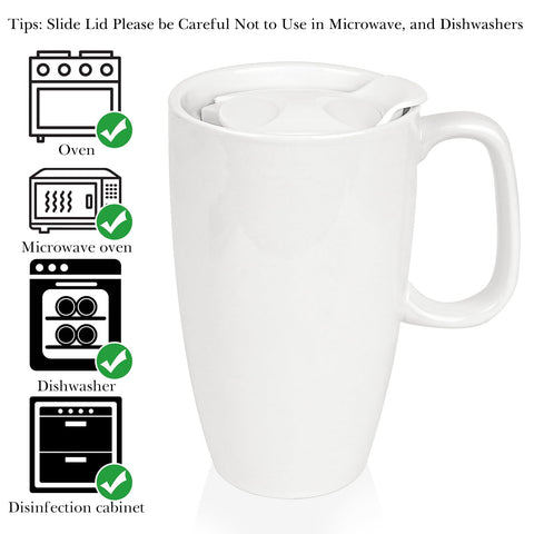 Linkidea: taza apta para lavavajillas para limpieza rápida.