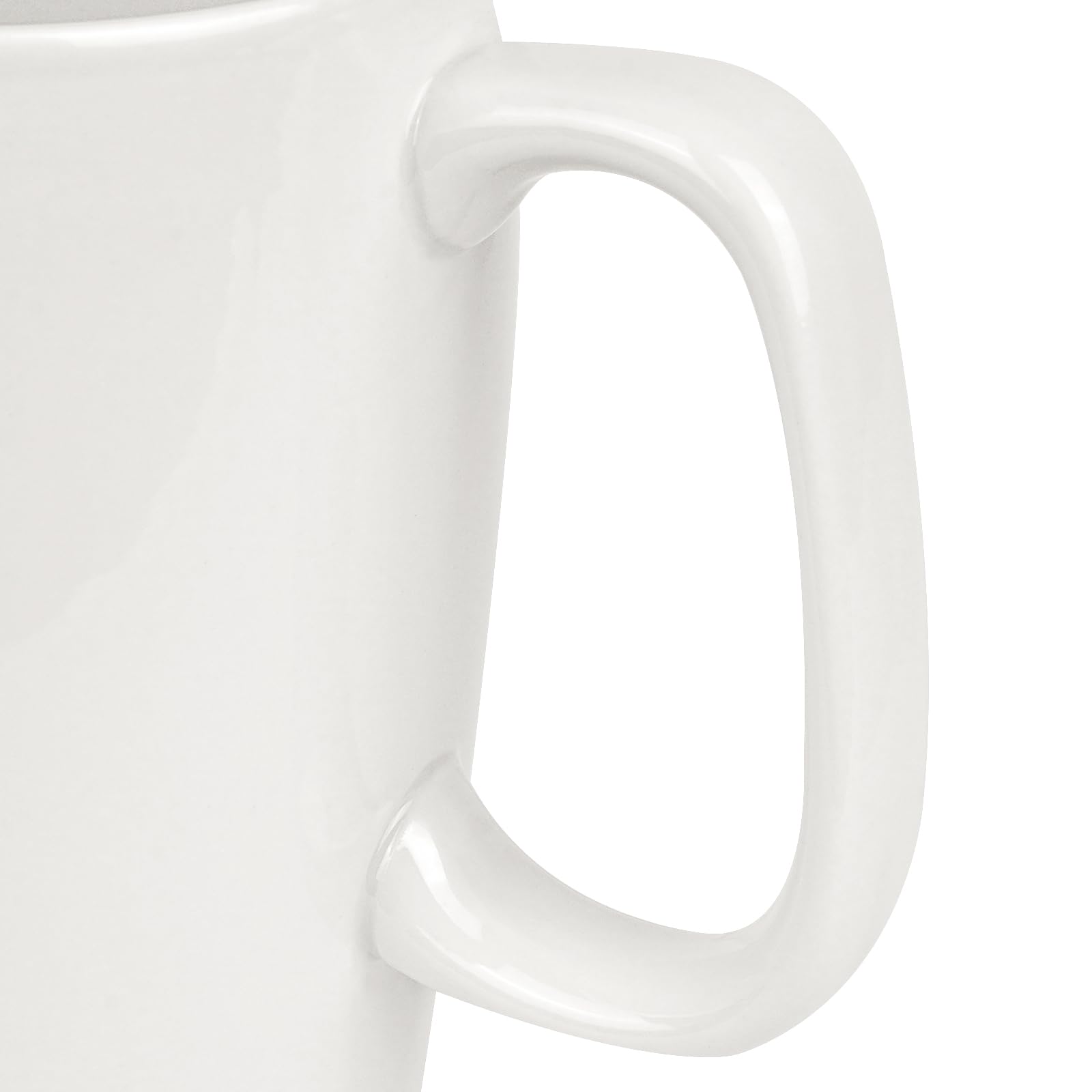 Linkidea: taza cerámica de 600 ml, ideal para café, té y bebidas.