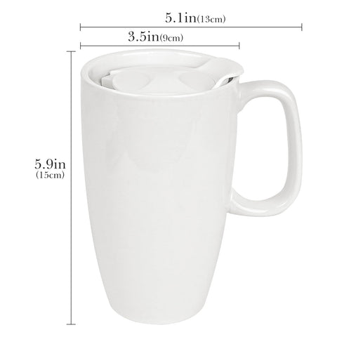 Linkidea: taza cerámica con mango cómodo para agarre seguro.