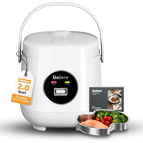 Linlove Olla Arrocera Mini frente, ideal para porciones 1-4 personas.