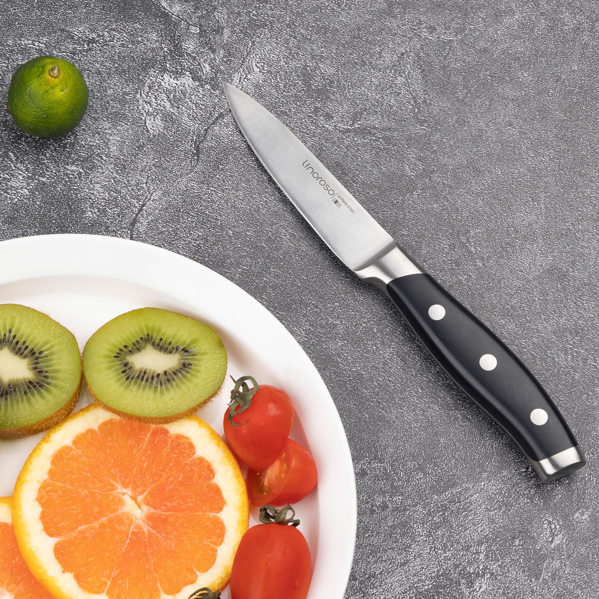 Linoroso corte multiuso para pelar y guarniciones de frutas