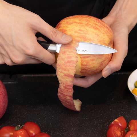 Linoroso mango ergonómico con full tang para mayor equilibrio
