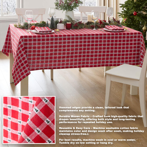 Mantel Lintex 60x102, ajusta bien a mesas medianas.
