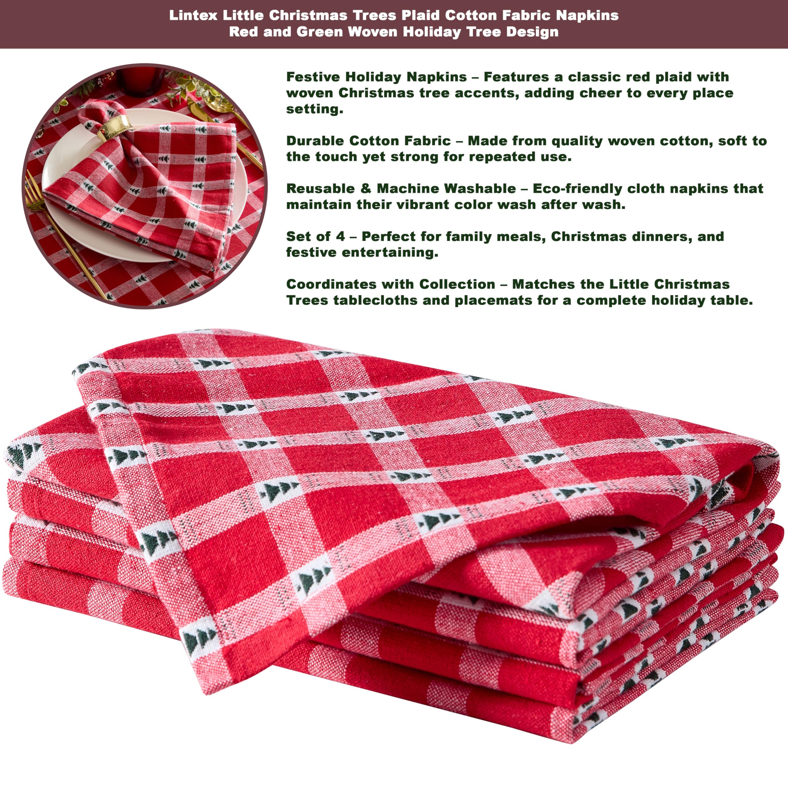 Mantel Lintex lavable a máquina, secado suave y rápido.