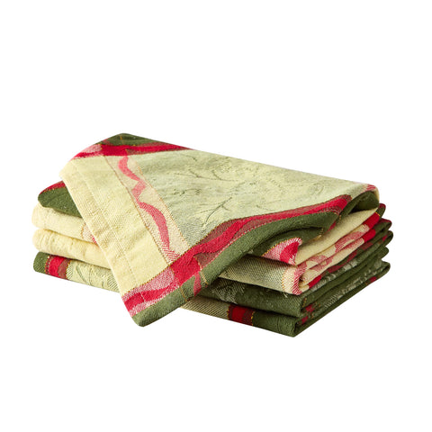 Lintex paleta verde oro para mesas festivas con estilo.