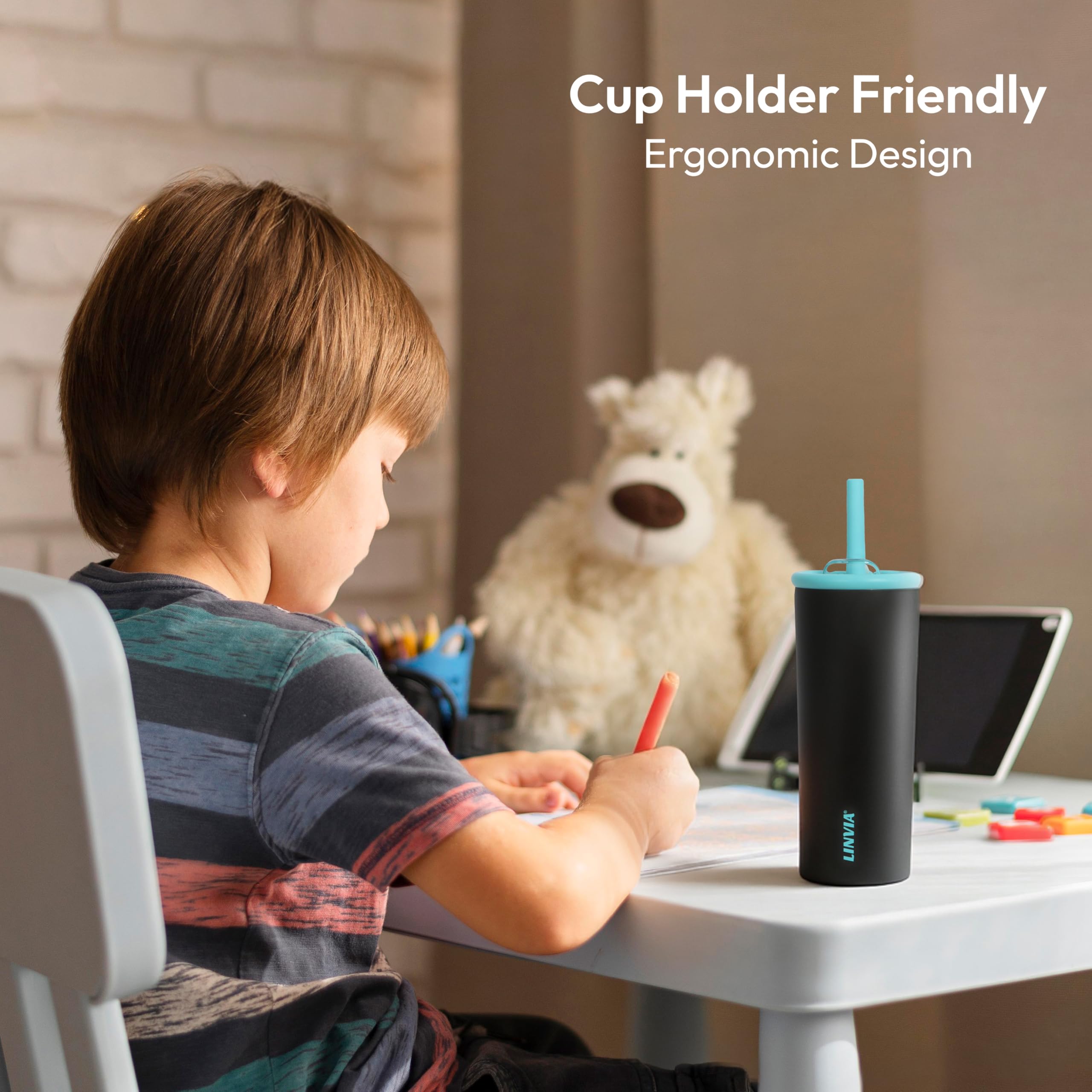 LINVIA Candy Tumbler ideal para uso escolar diario
