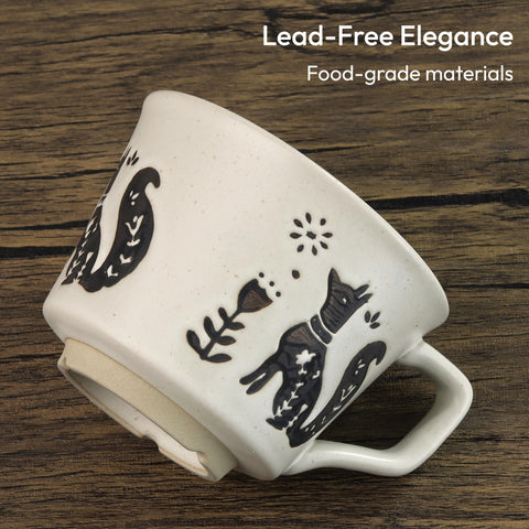 Taza LINVIA con agarre ergonómico para uso diario cómodo