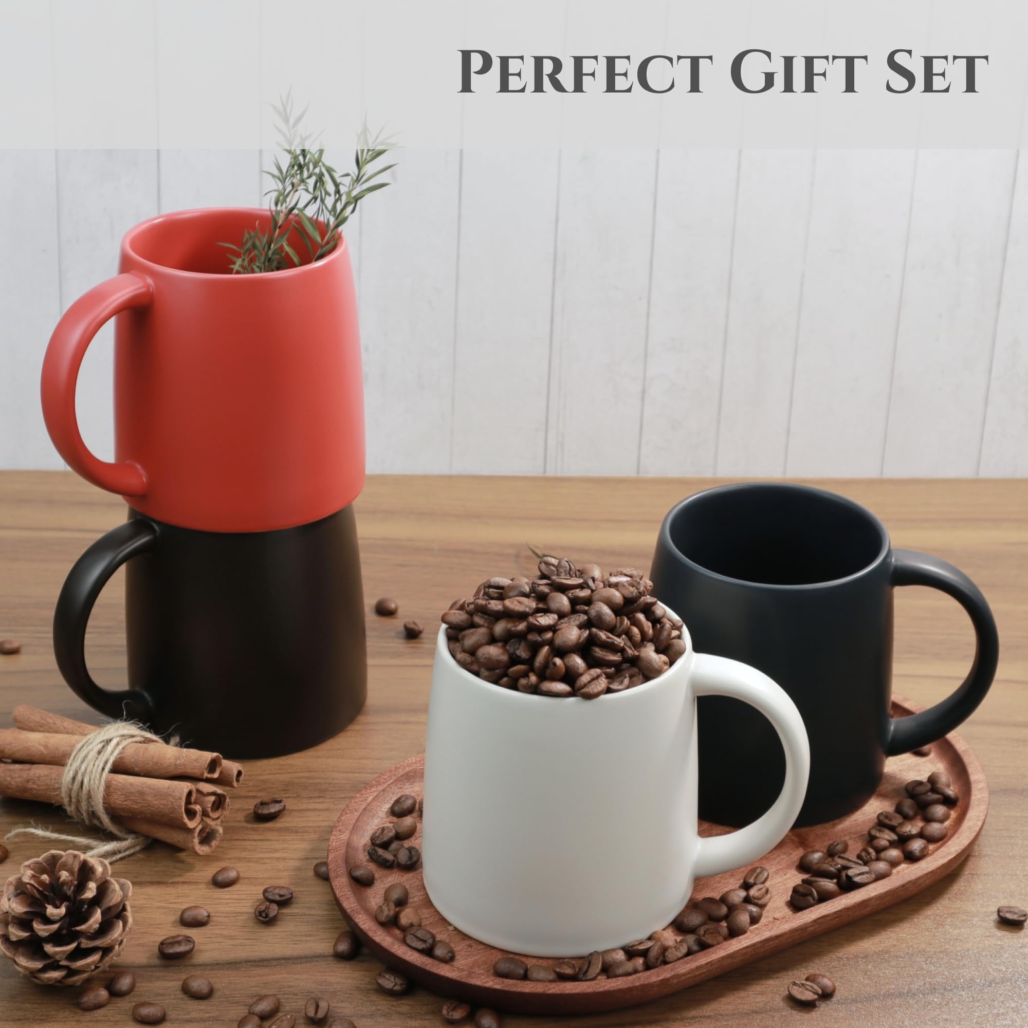 Asa ergonómica de LINVIA Classic facilita sujetar la taza con una mano.