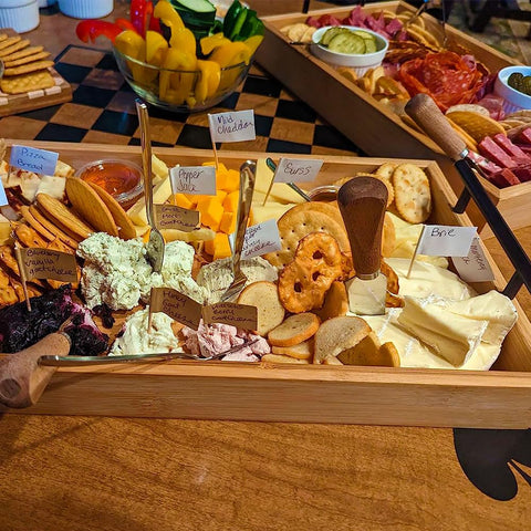 Linwnil mini pinzas para servir aperitivos con precisión.