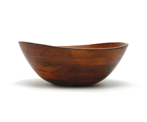 Material madera caucho resistente del tazón Lipper International 294 para uso diario.
