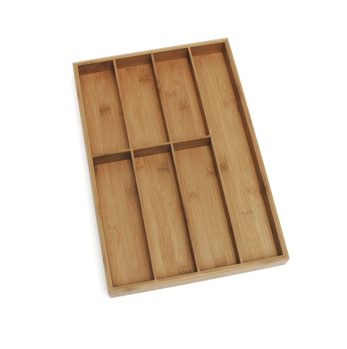 Organizador de cubiertos Lipper International 8877 con 7 compartimentos para ordenar utensilios.