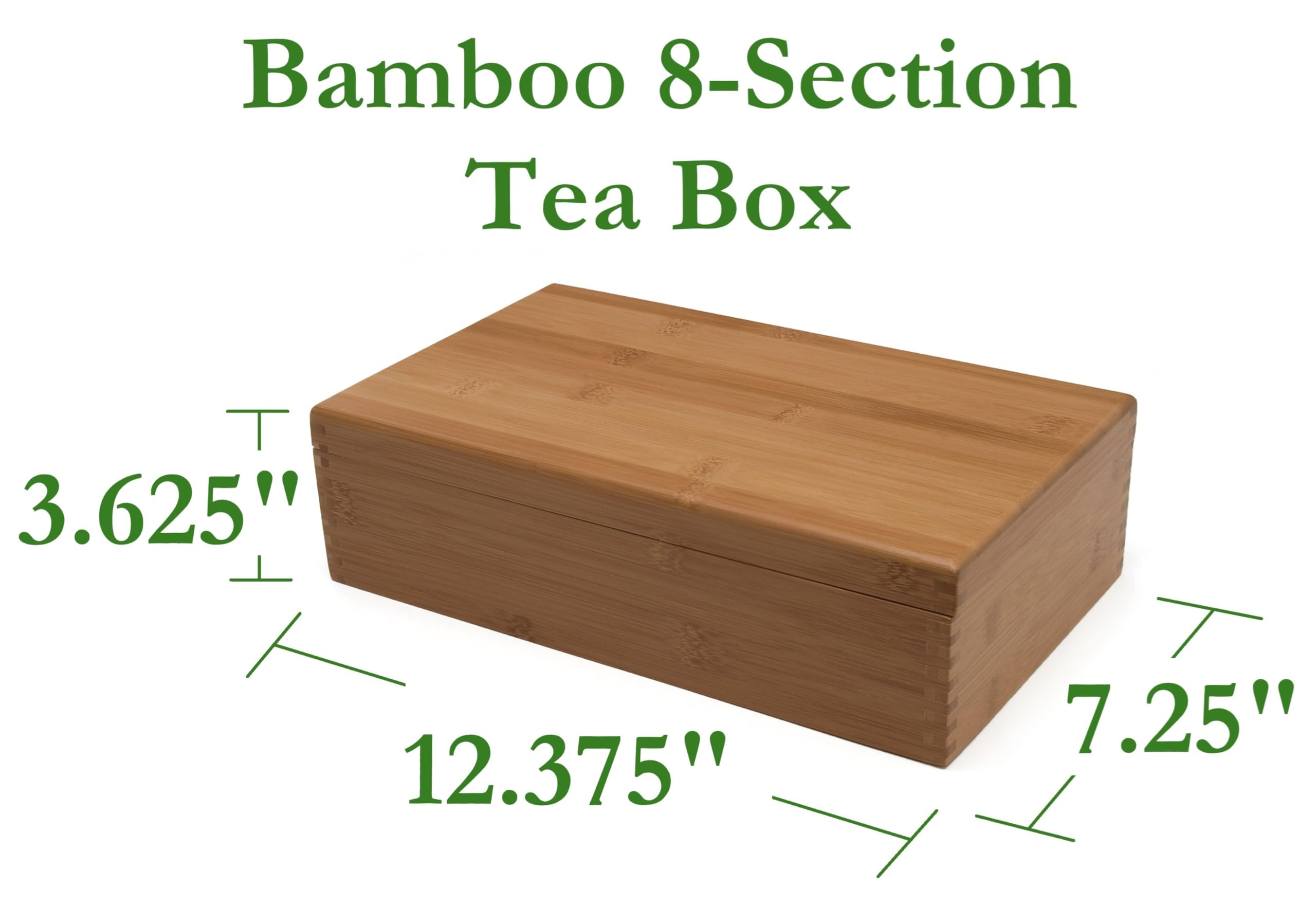 Caja de té Lipper International con divisores removibles para personalizar el espacio