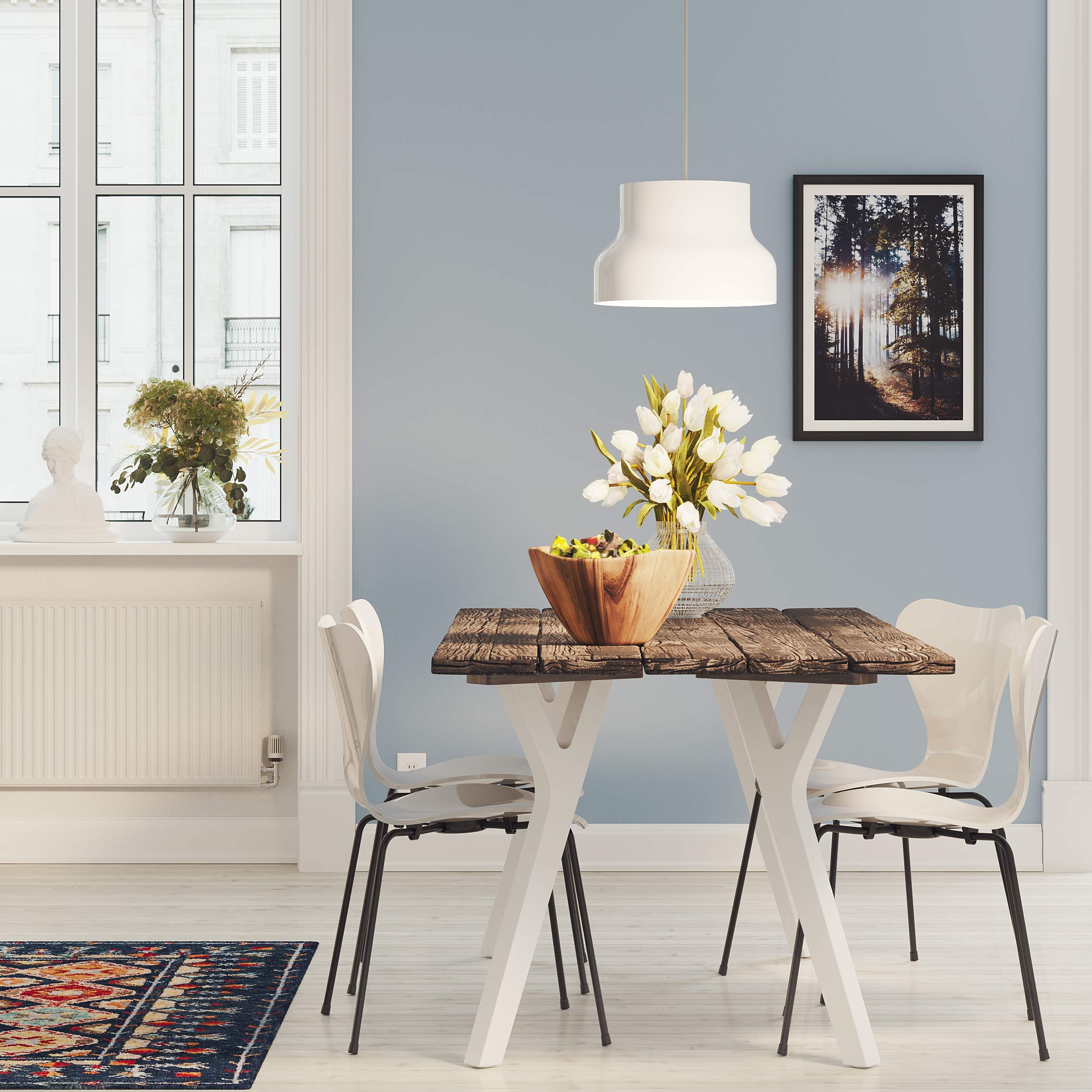 Perfecto para reuniones o comidas cotidianas con presencia elegante