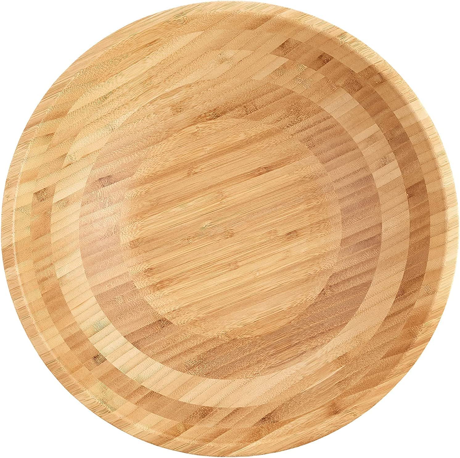 Ensaladera de bambú Lipper International útil para cereal o aperitivos.