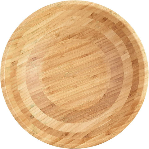 Ensaladera de bambú Lipper International útil para cereal o aperitivos.