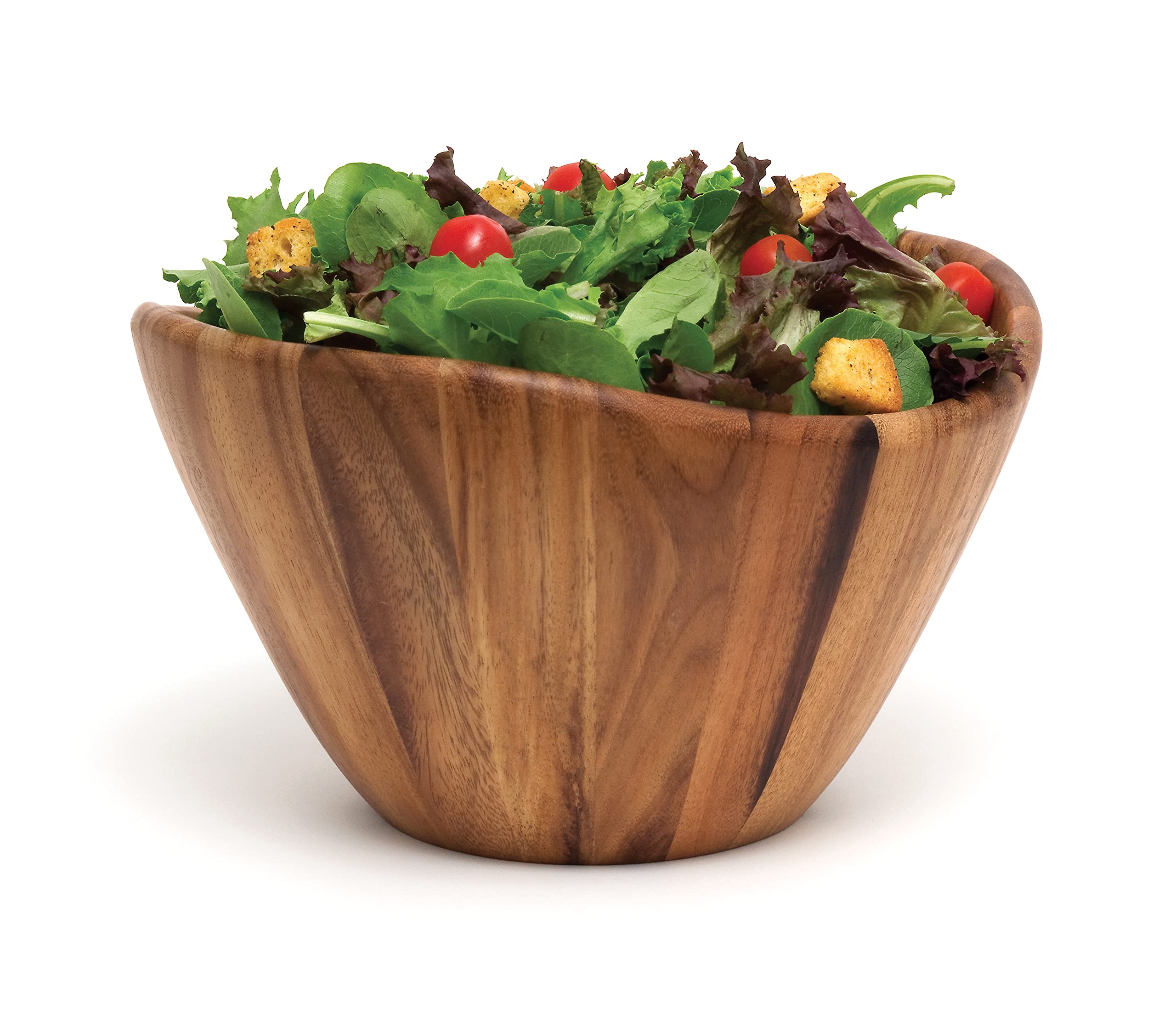 Cuenco de acacia de Lipper International ideal para fruta fresca