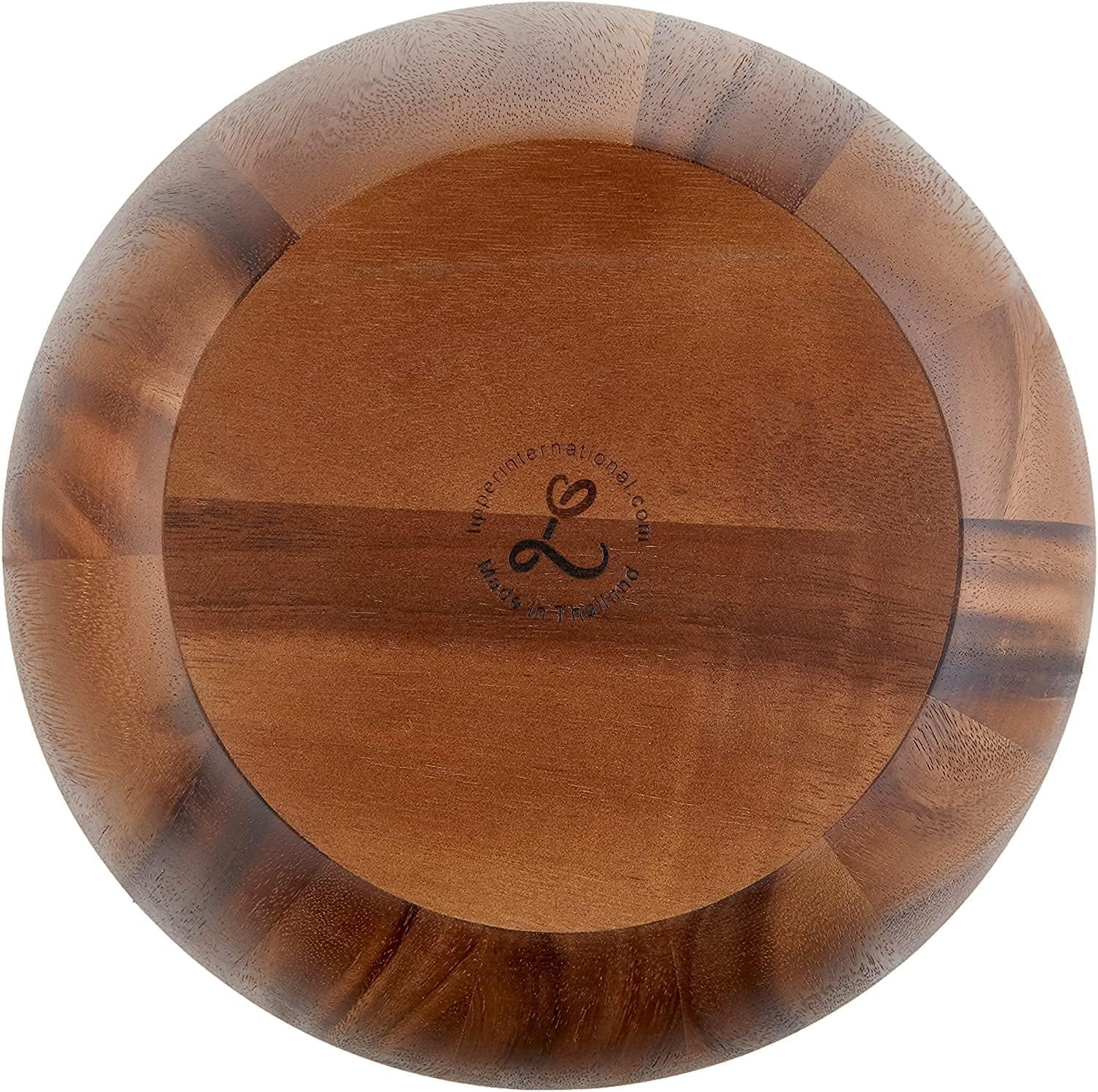 Lipper International tazón de acacia de 12 pulgadas de diámetro, versátil.